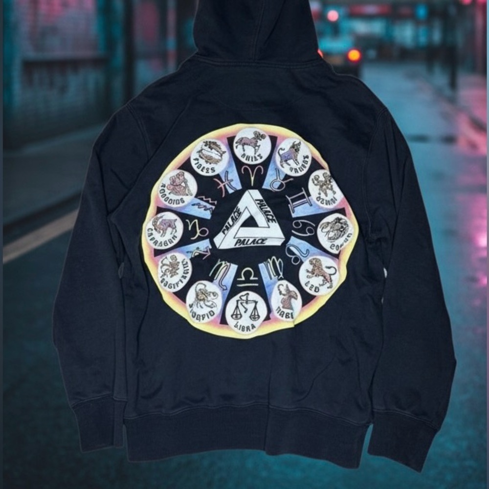 PALACE Zodiac Black Hoodie
